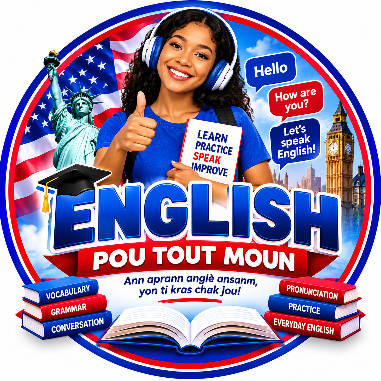 English Pou Tout Moun logo